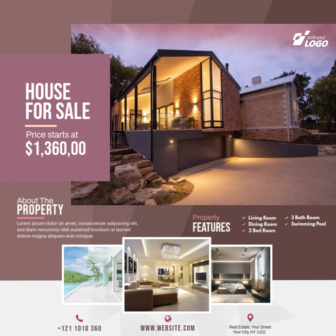Real Estate Ad Template PosterMyWall