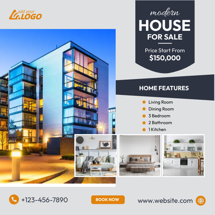Ad Document Examples Real Real Estate Ad template | PosterMyWall