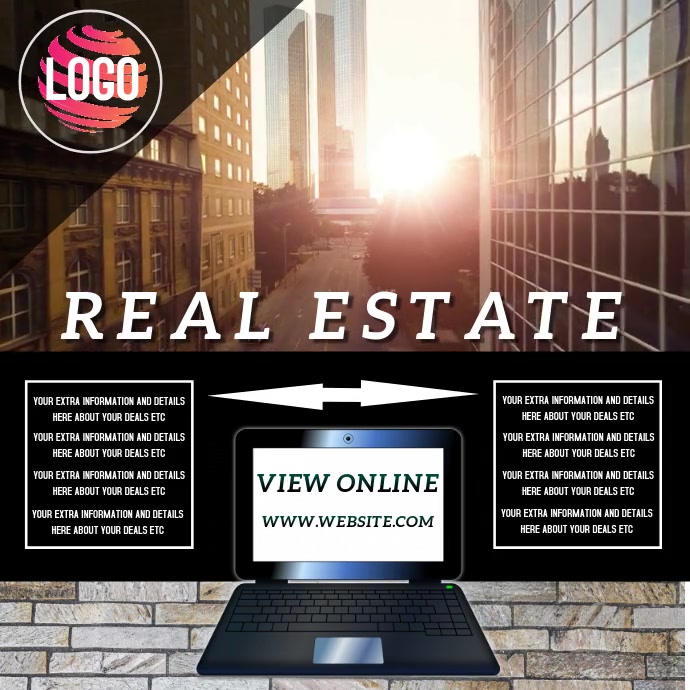 REAL ESTATE AD TEMPLATE Instagram Plasing