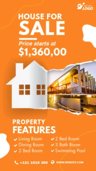 Real Estate Ad Template Historia de Instagram