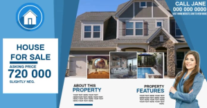 real estate ad template Изображение, которым поделились на Facebook