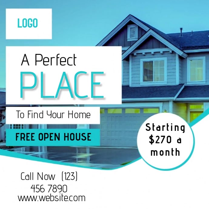 real estate AD TEMPLATE Logotipo