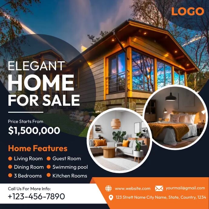 Real Estate Ffe Real Estate Ad Template | PosterMyWall