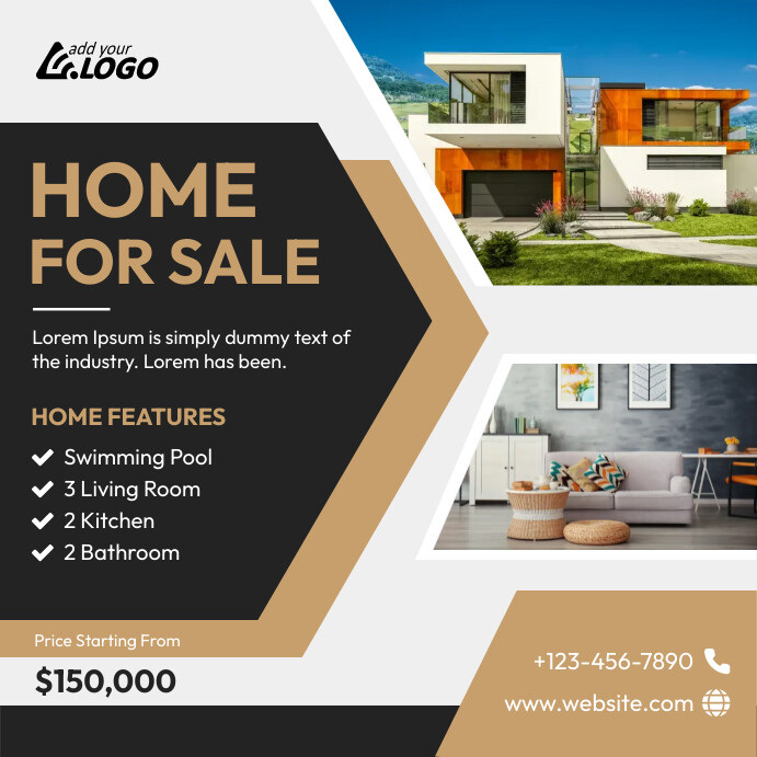 Real Estate Ad Template PosterMyWall