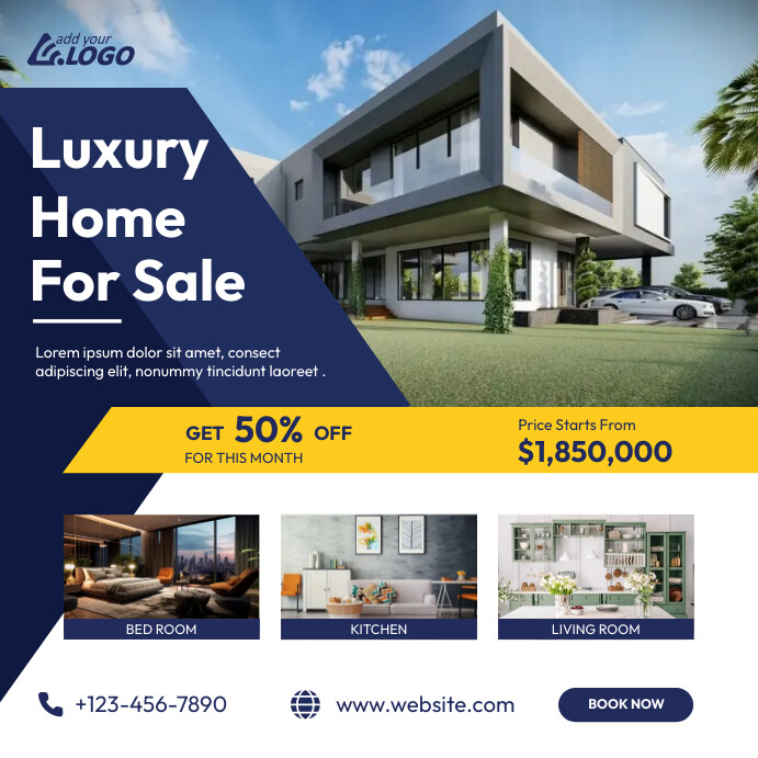 Property Add Copy of Real Estate Ad Template | PosterMyWall