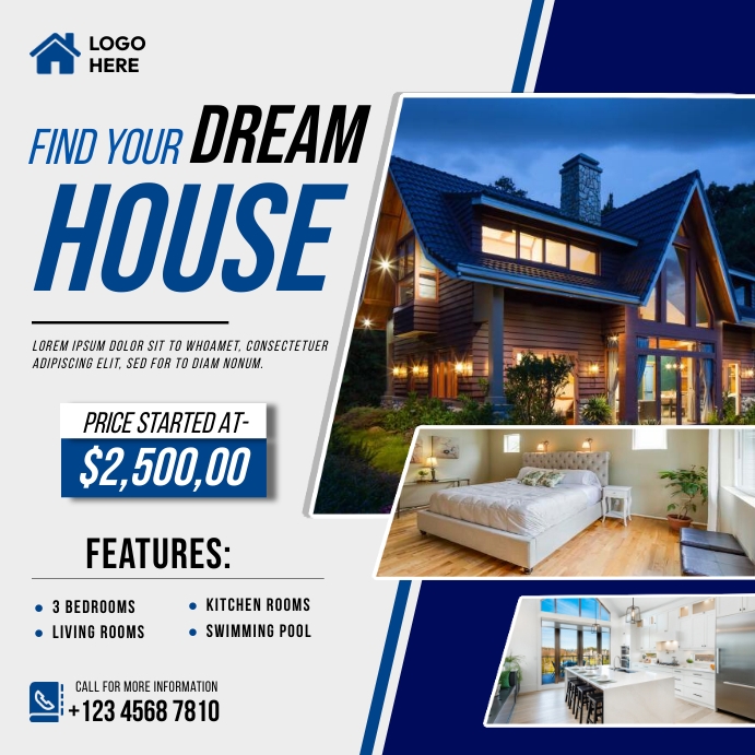 Real Estate Add Template | PosterMyWall