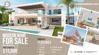 Real Estate Ads Facebook Cover Video (16:9) template