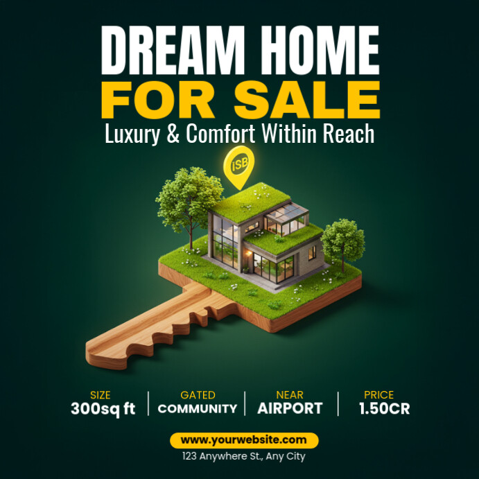 Plantilla de Real Estate Ads Template | PosterMyWall