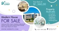 Real Estate Agency Ad Facebook Shared Image template
