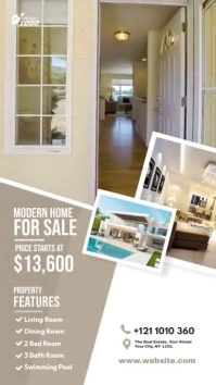 Real Estate Agency Ad Historia de Instagram template