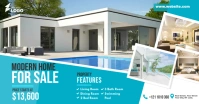Real Estate Agency Ad Obraz udostępniany na Facebooku template