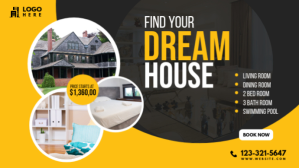 Nero Real Estate Promotion Facebook Cover Video Template