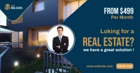 Real Estate Agency Ads Gambar Bersama Facebook template