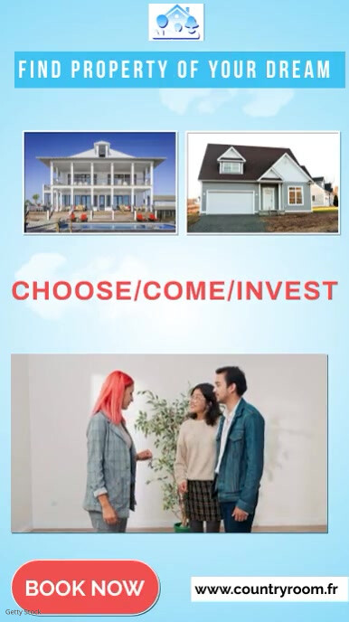 real estate realtor video ad template Digital Display (9:16)
