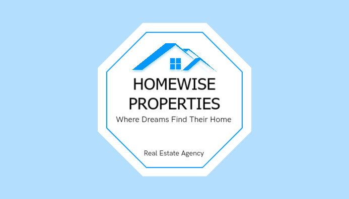 Real Estate Agency Logo design ส่วนหัวบล็อก template