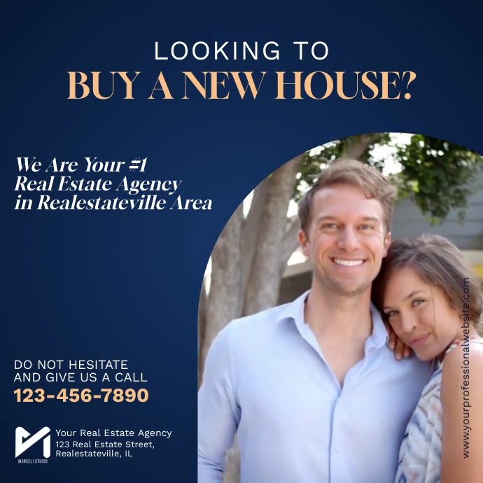 Real Estate Agency Video Ad Template | PosterMyWall