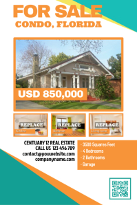 real estate agent flyer template
