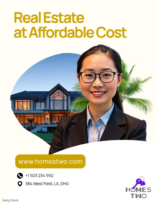 Copy of Real Estate Agent Flyer Template | PosterMyWall