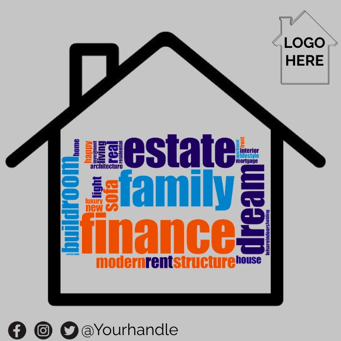 Real estate agent template PosterMyWall Real estate agent template PosterMyWall