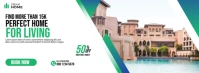Real Estate Banner Facebook Cover Photo template
