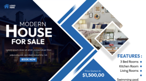 Real Estate Banner Digitalt display (16:9) template