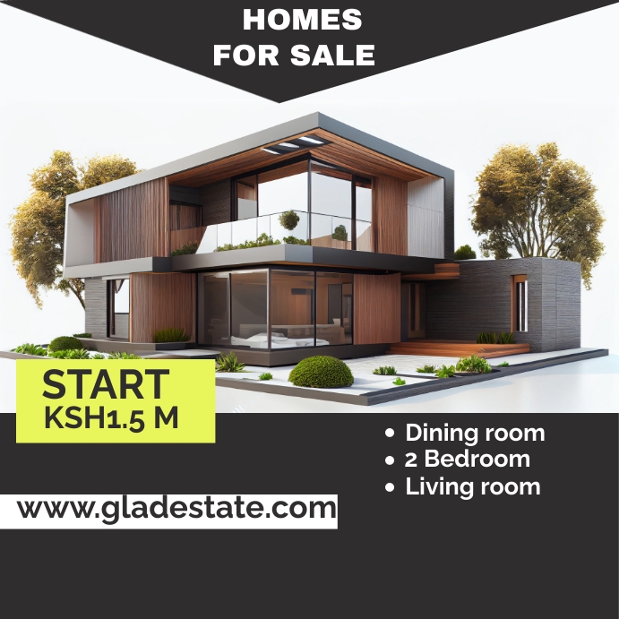real estate card Instagram Post template