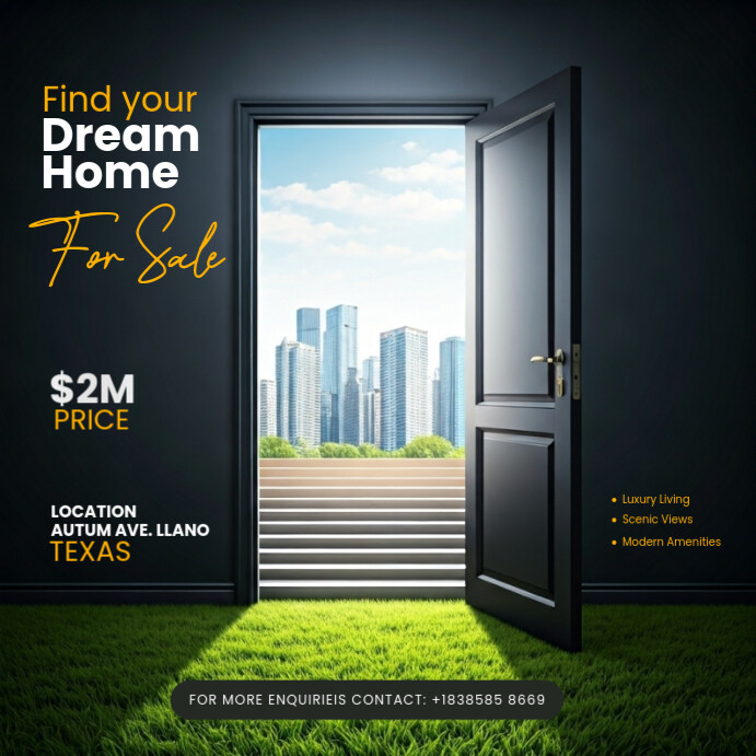 Real Estate Creative ad Instagram na Post template