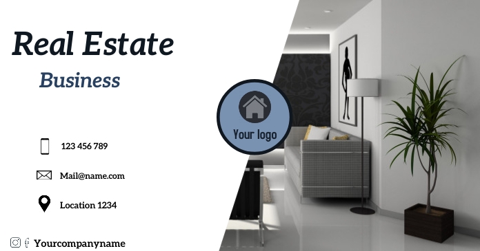 real estate Facebook Shared Image template