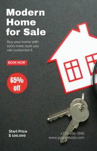 Real estate Tabloid template