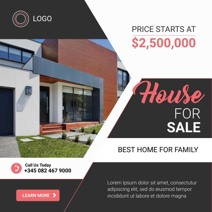 Real Estate Instagram Post template