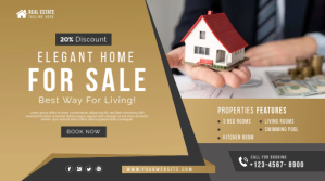 Real Estate Digitalt display (16:9) template