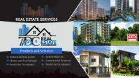 Real Estate Vídeo de portada de Facebook (16:9) template