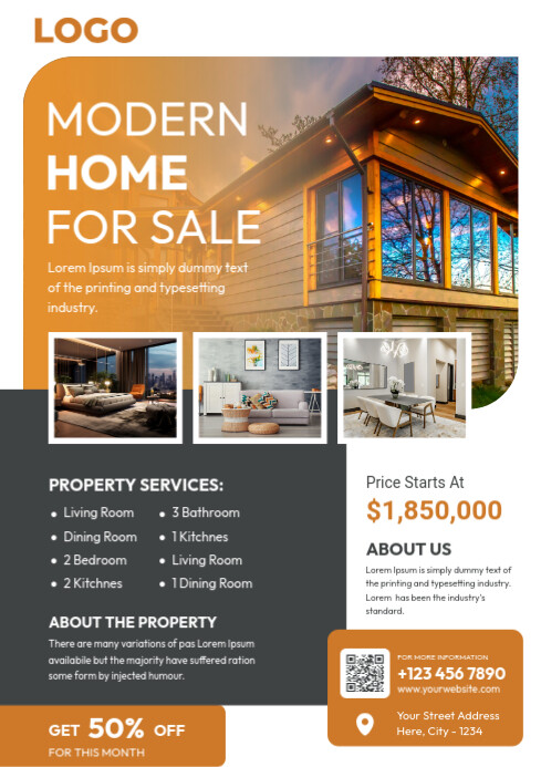 Real Estate A4 template