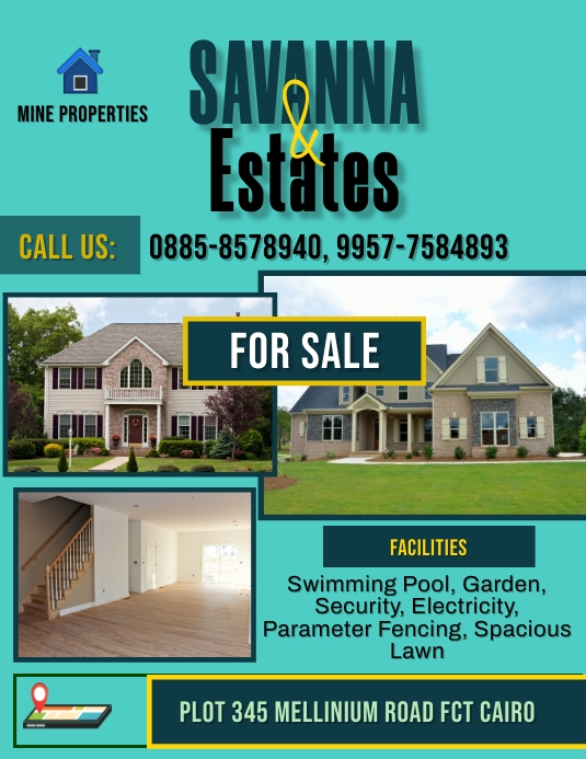 Real estate Pamflet (VSA Brief) template