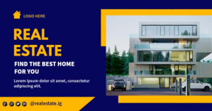Real Estate Promotion Facebook-annonce Template