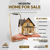 Real Estate Post Instagram template