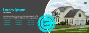Brown Real Estate Promotion Facebook Cover Photo Template