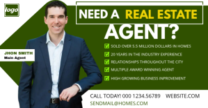 Real Estate Facebook Shared Image template