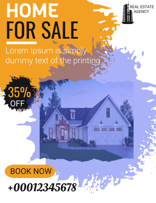 Copy of Real estate flyer, property sale, house ad | PosterMyWall