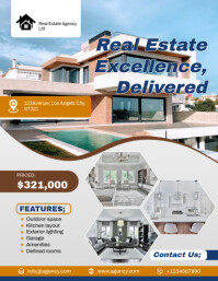 Real Estate Flyer template