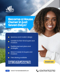 Real estate Flyer Instagram Portrait template