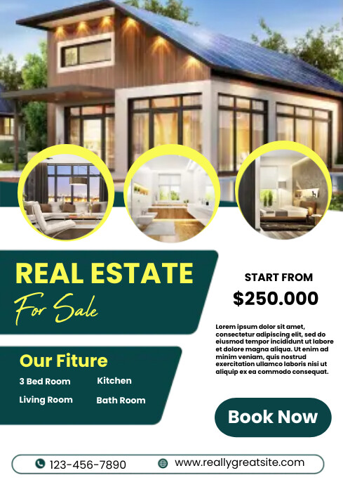 Plantilla de Real Estate Flyer Poster | PosterMyWall