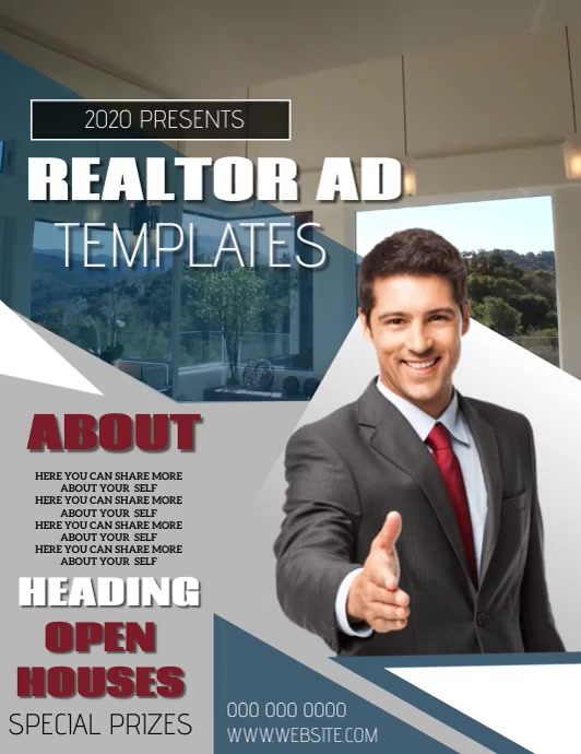 REAL ESTATE FLYER POSTER TEMPLATE | PosterMyWall