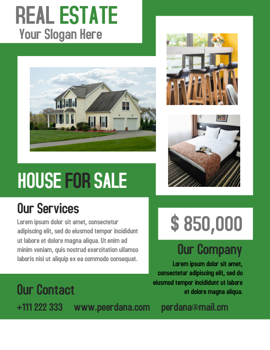 Real Estate Flyer Template Creative Design Postermywall