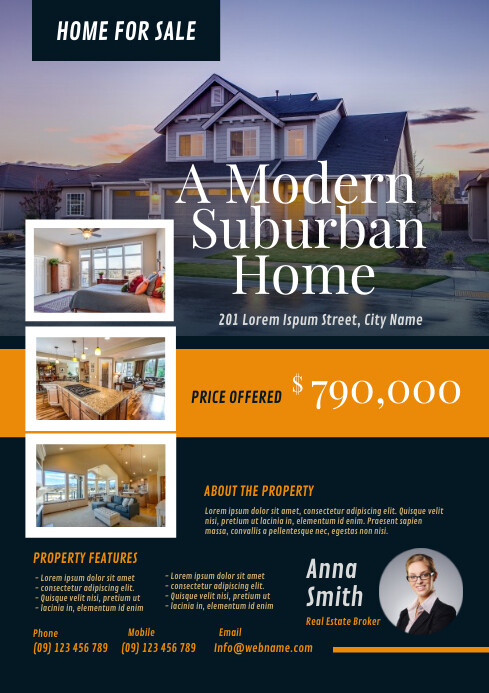 Real Estate Flyer Template | PosterMyWall
