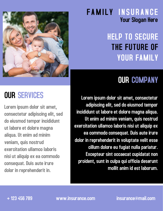 insurance Flyer Template Design | PosterMyWall