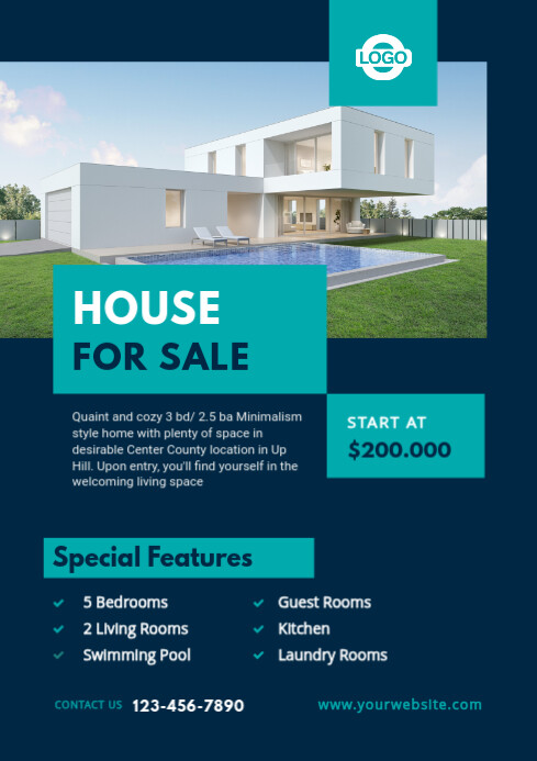 Plantilla de Real Estate Flyer Template | PosterMyWall