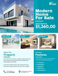 Real Estate Flyer Template Iflaya (Incwadi ye-US)