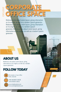 Office For Rent Poster Office Space For Rent Poster