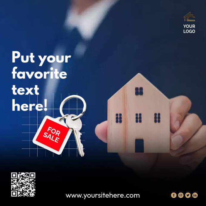 Real estate for sale instagram template PosterMyWall